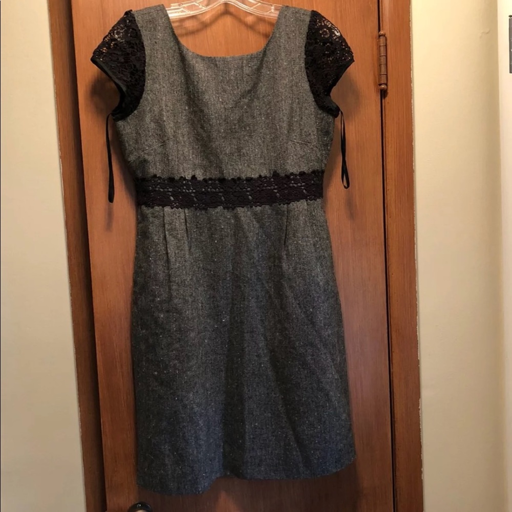 J. Crew Grey Tweed Work Dress